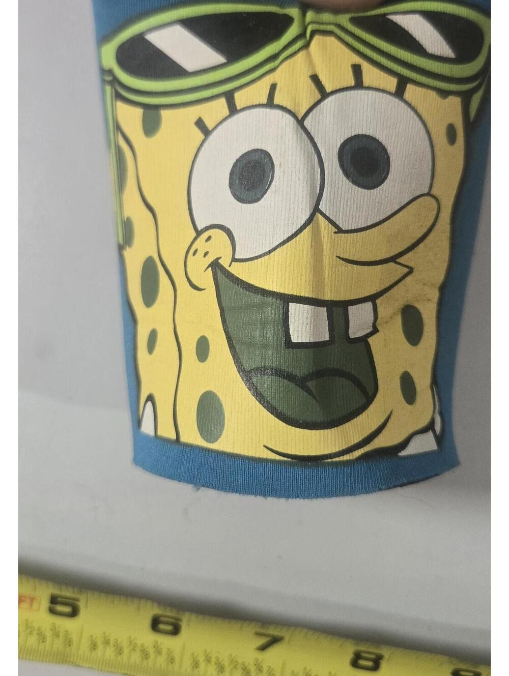 SpongeBob SquarePants Blue Can Cooler koozie